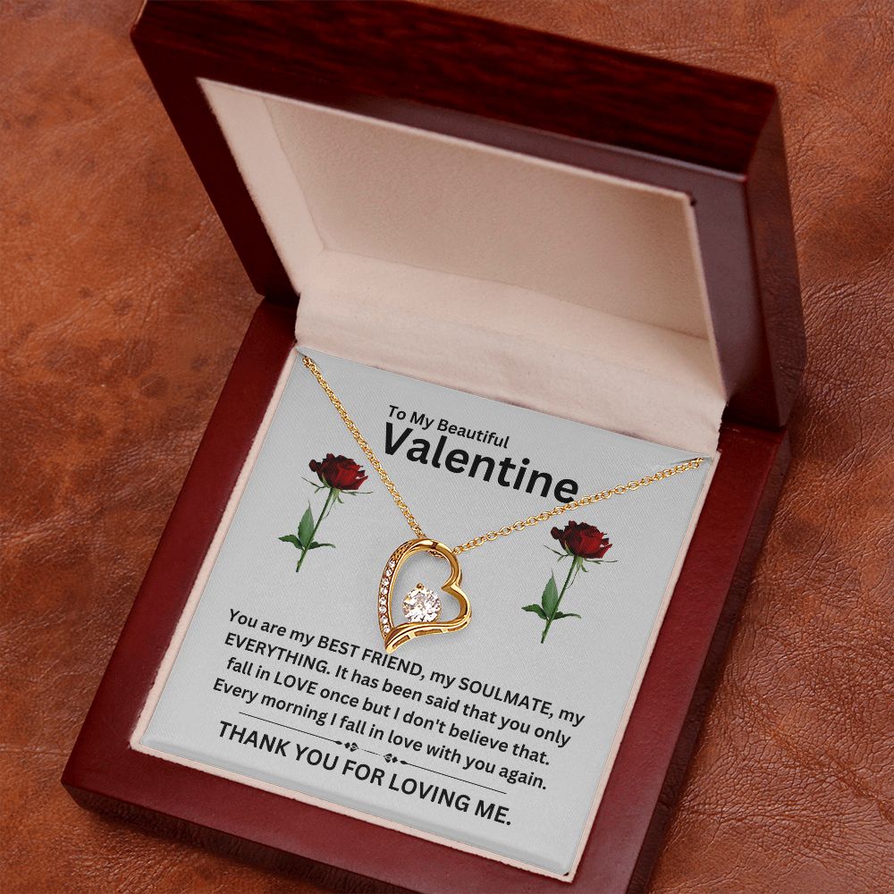 Forever Love Necklace | Valentine gray