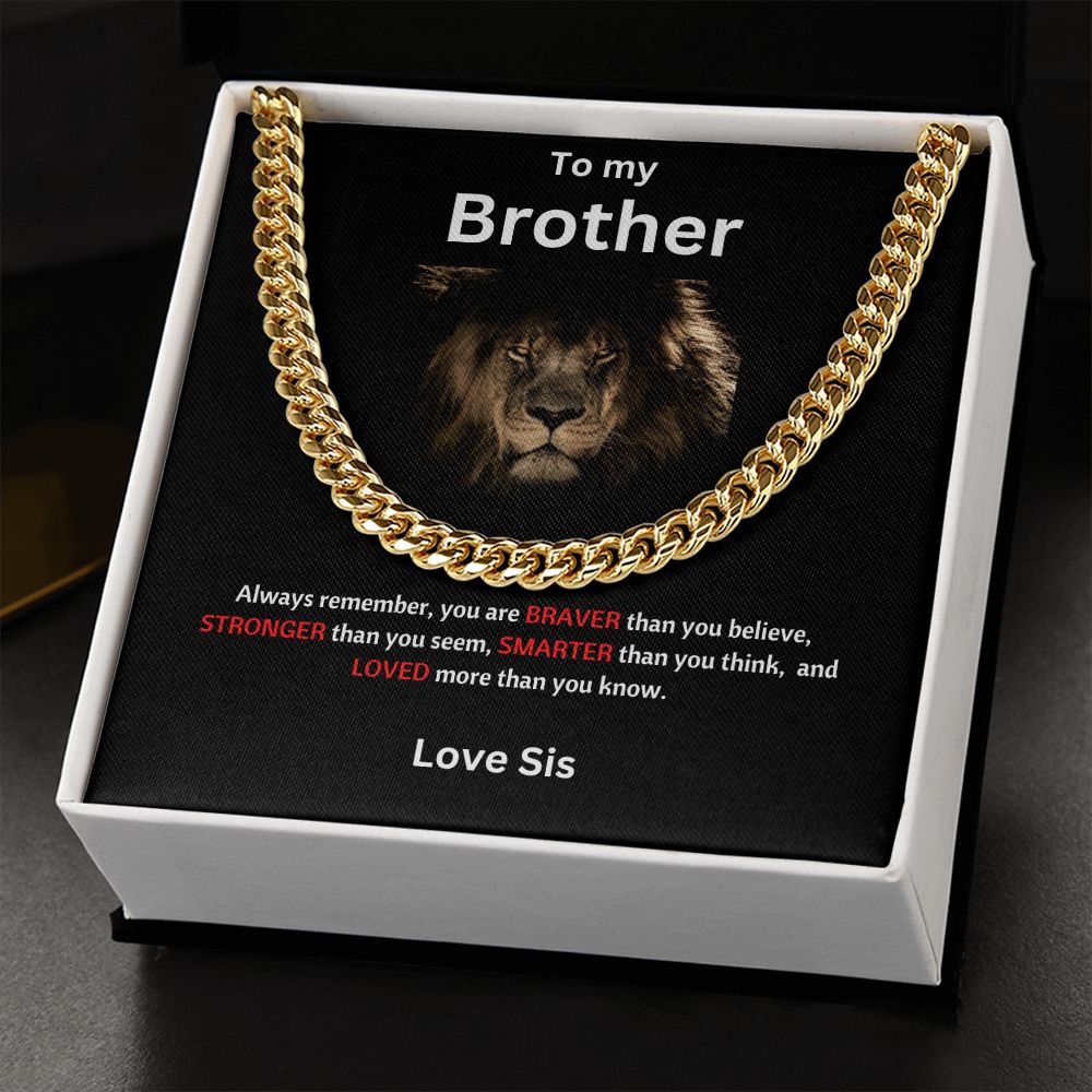 Sis to Brother | Cuban Chain Link