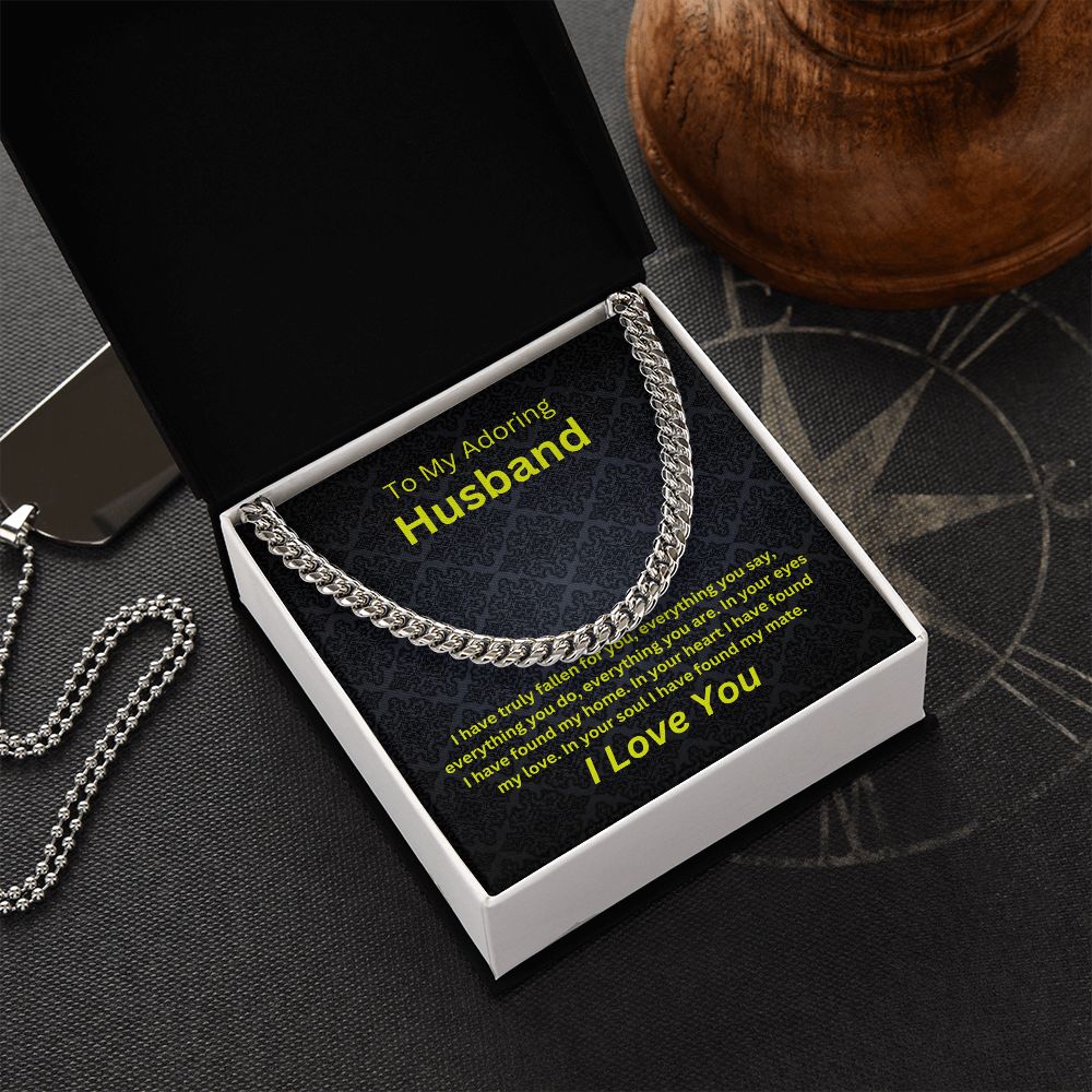 To Adoring Husband | Cuban Chain Link