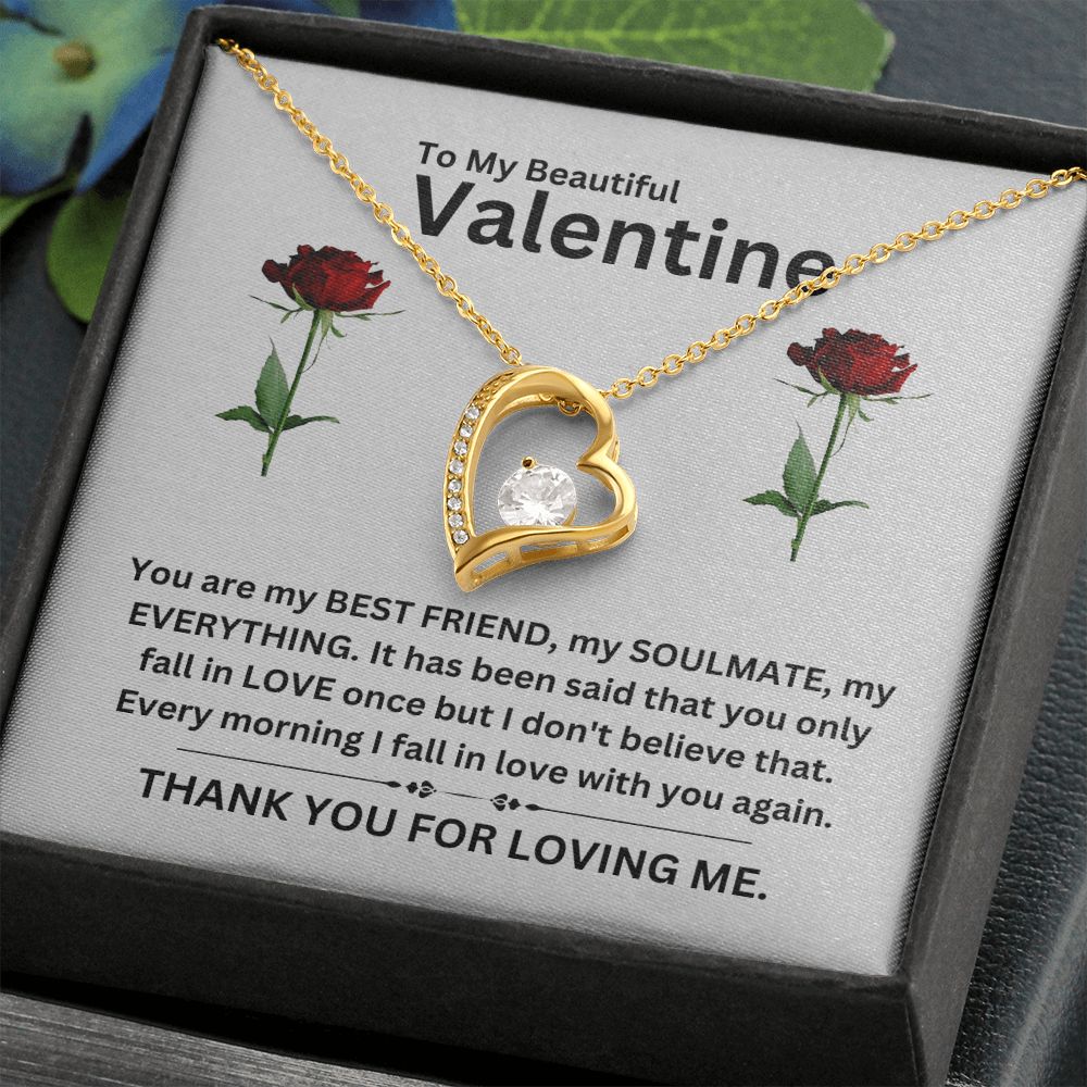Forever Love Necklace | Valentine gray