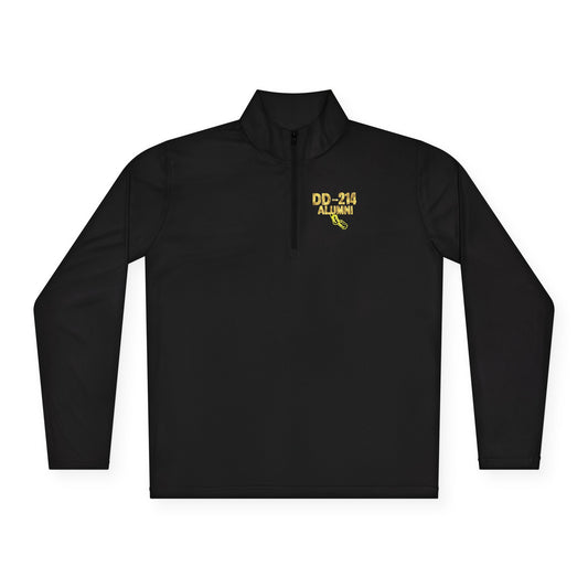 Gold Military Branches Quarter-Zip Pullover
