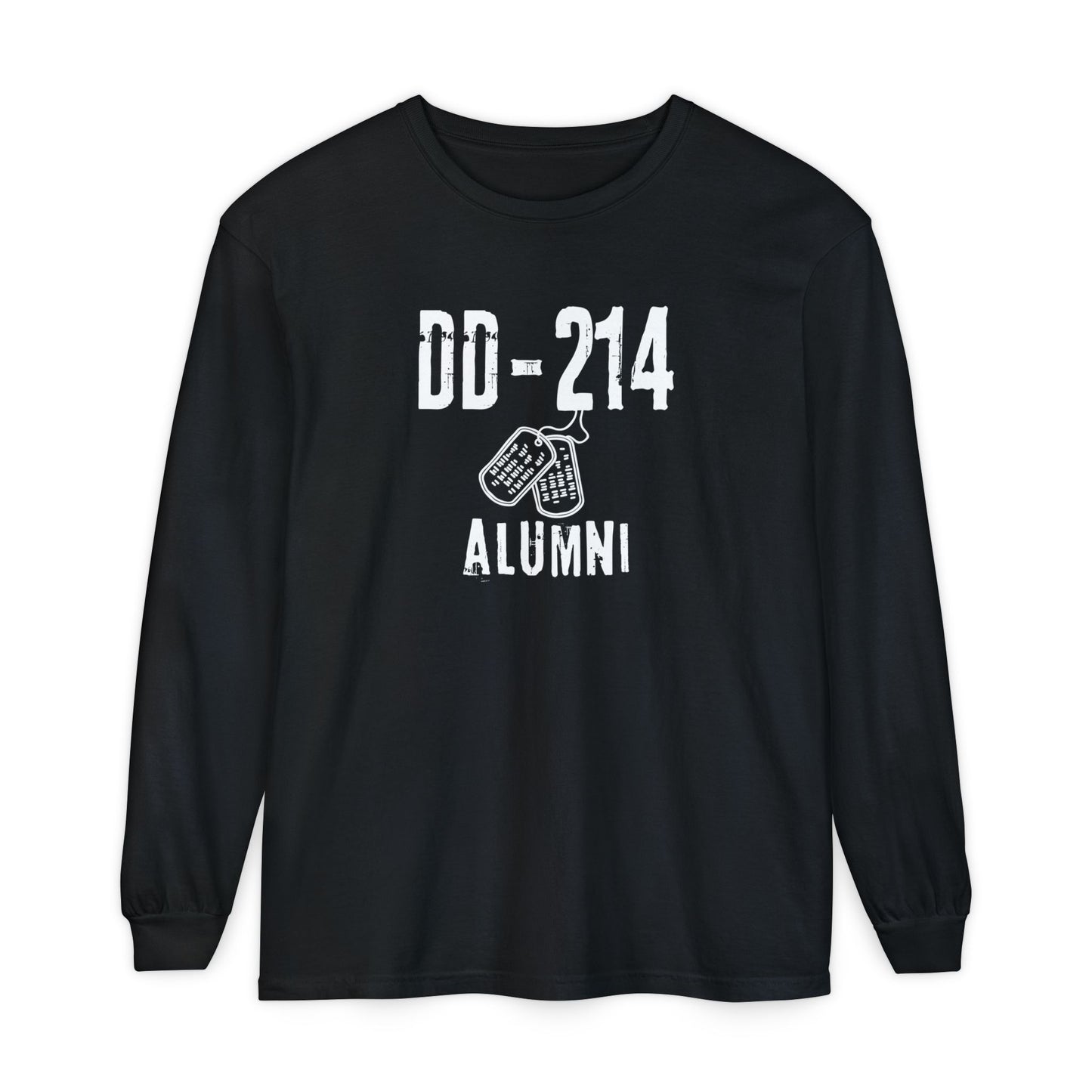 DD-214 ALUMNI Unisex Long Sleeve T-Shirt, Casual Wear
