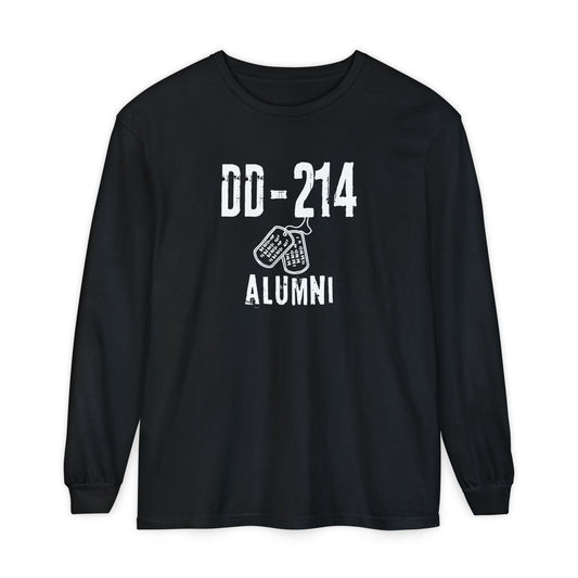 DD-214 ALUMNI Unisex Long Sleeve T-Shirt, Casual Wear
