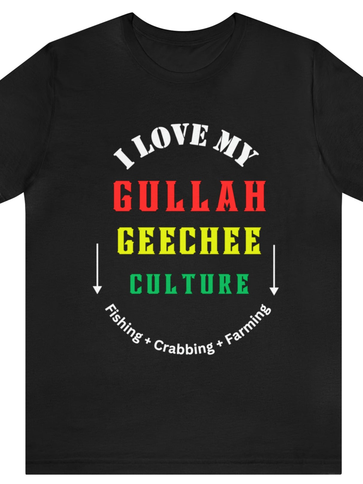 I Love My Gullah Geechee Culture | Unisex Jersey Short Sleeve Tee ...