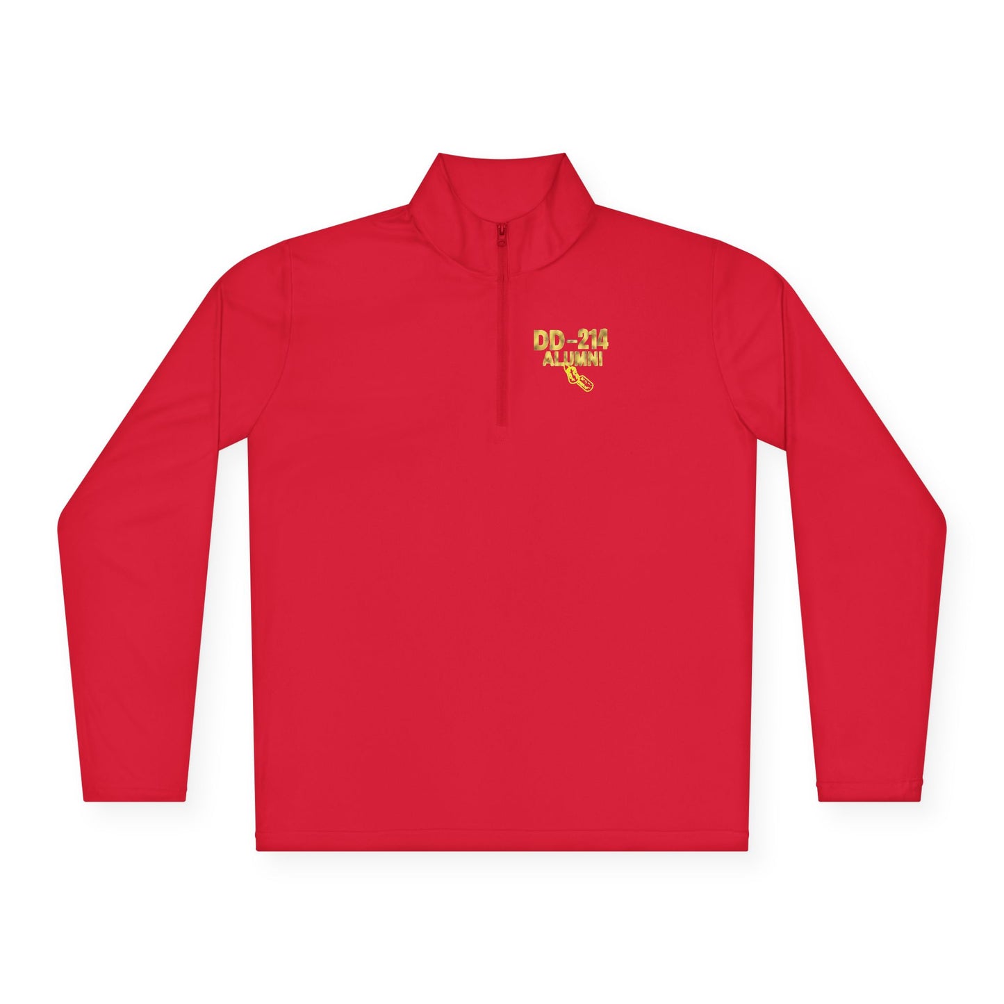 Gold Military Branches Quarter-Zip Pullover