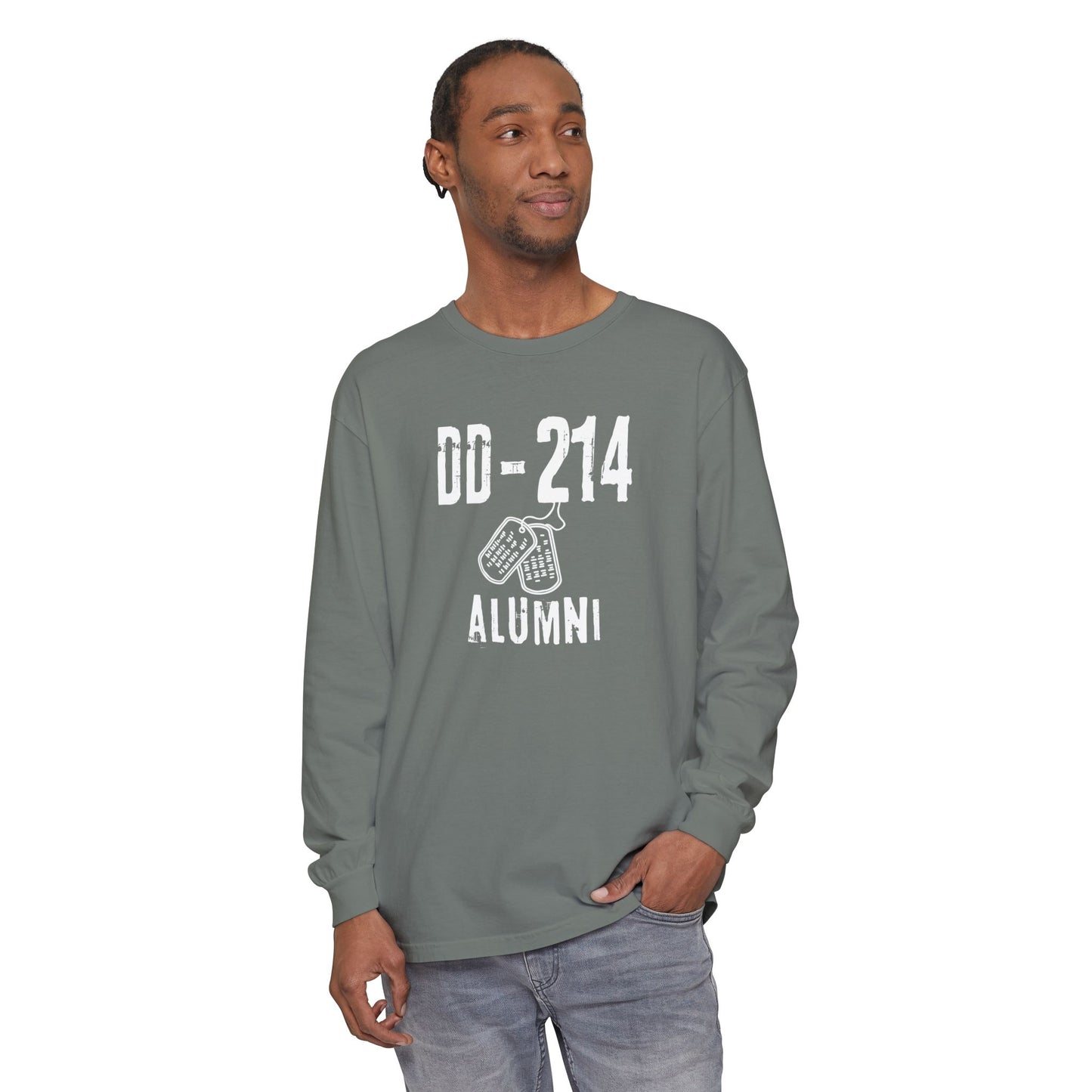 DD-214 ALUMNI Unisex Long Sleeve T-Shirt, Casual Wear