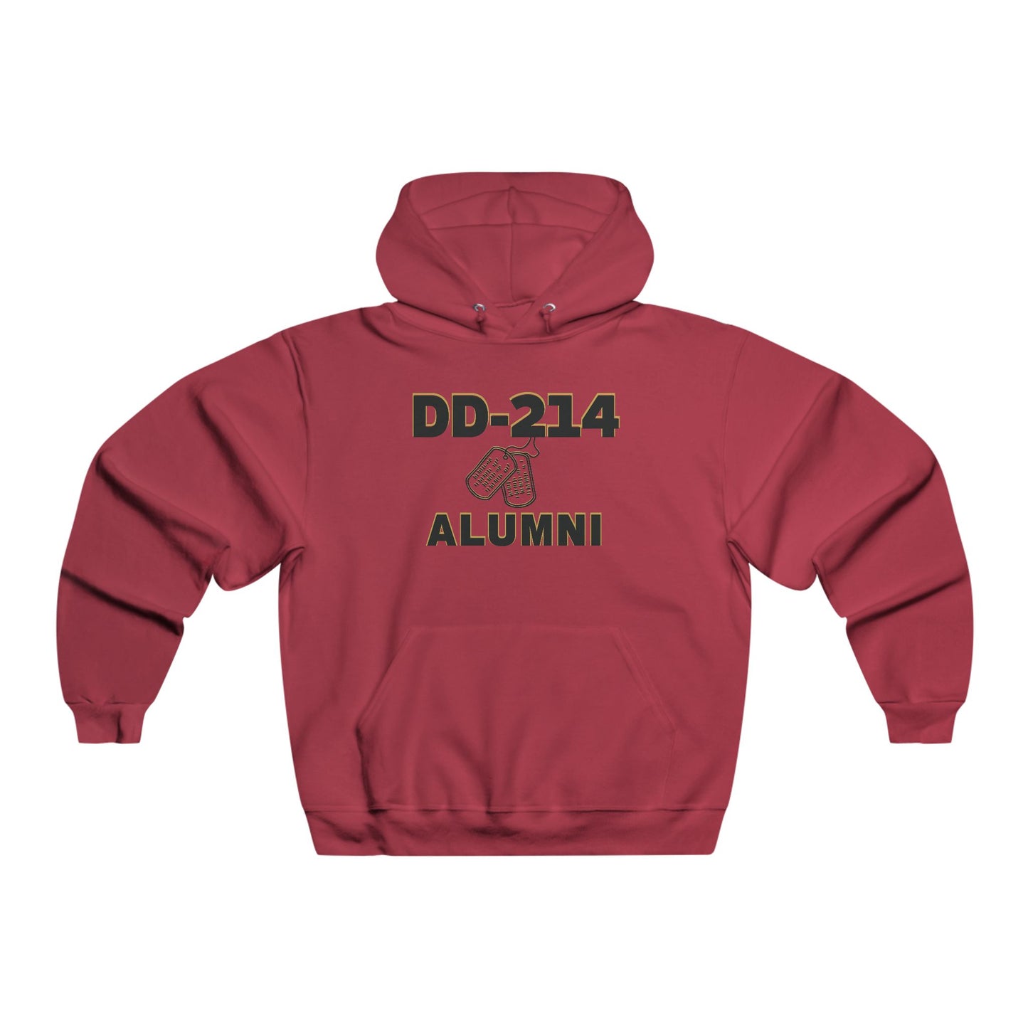 DD-214 Alumni |Men's Hooded Sweatshirt | Veterans Gift