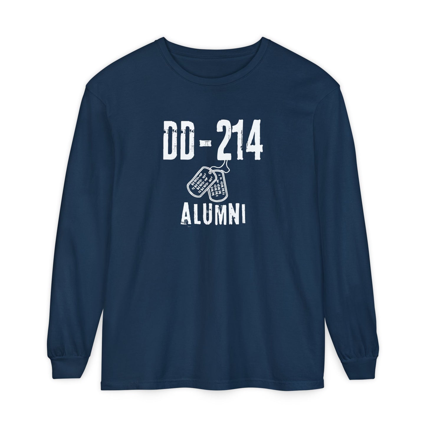 DD-214 ALUMNI Unisex Long Sleeve T-Shirt, Casual Wear