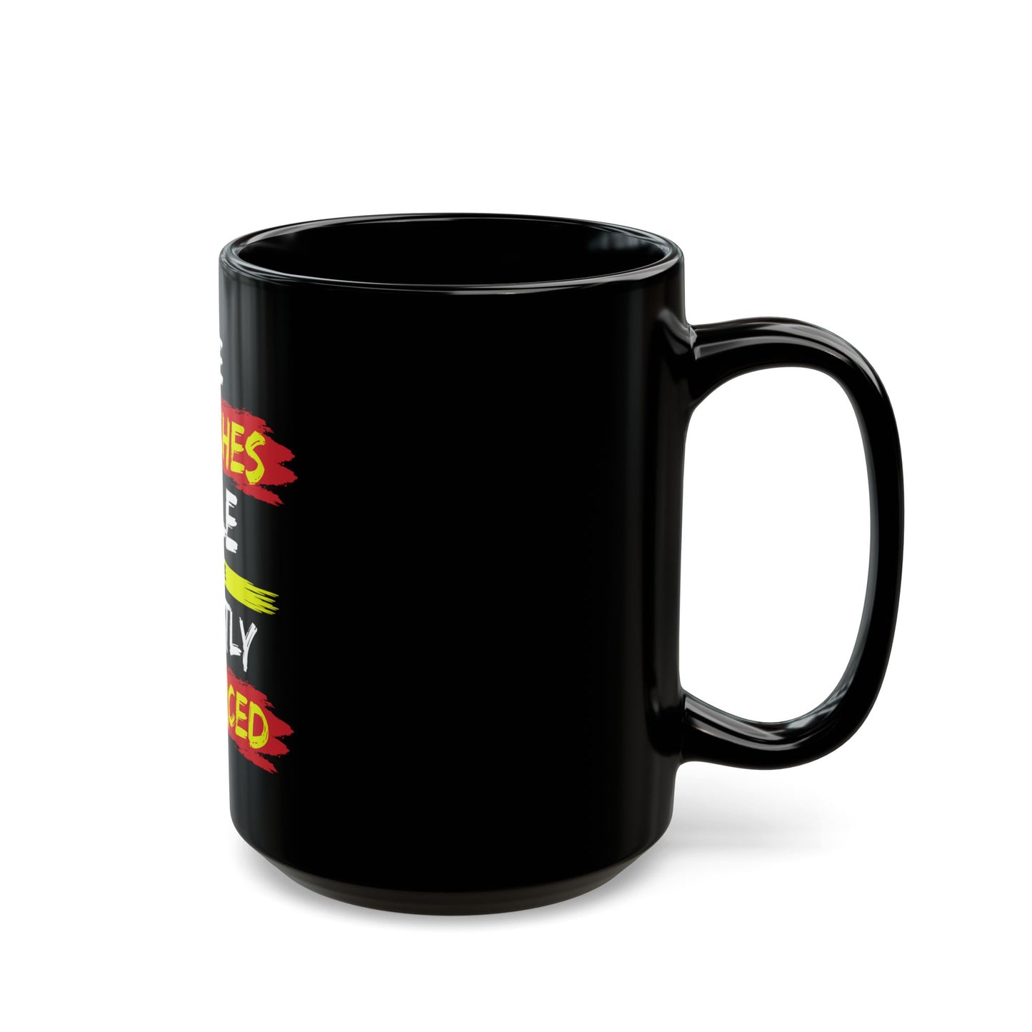 Black Mug — "The Snitches Rule Will Be Strictly Enforced" Novelty Coffee Cup