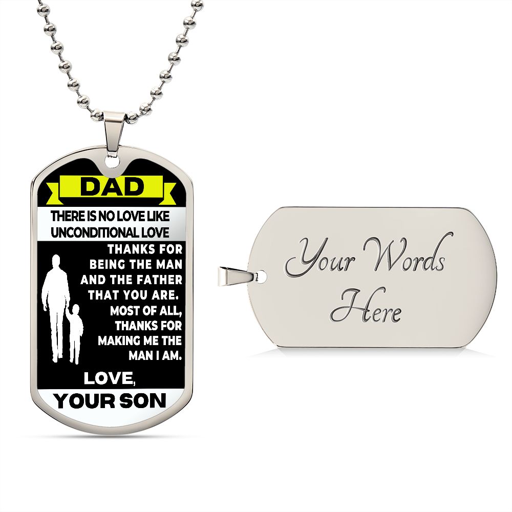 Dad from Son | Dog Tag