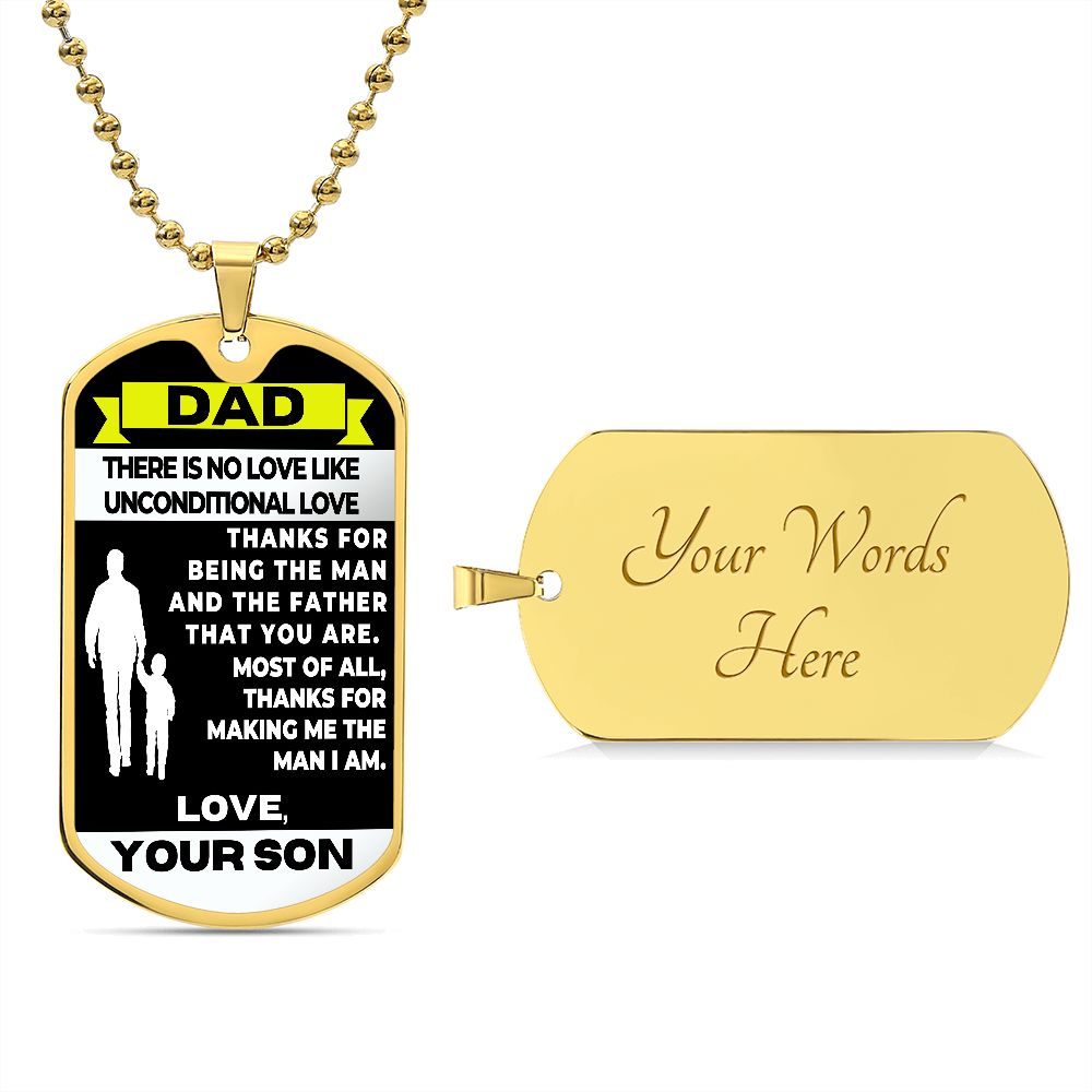 Dad from Son | Dog Tag