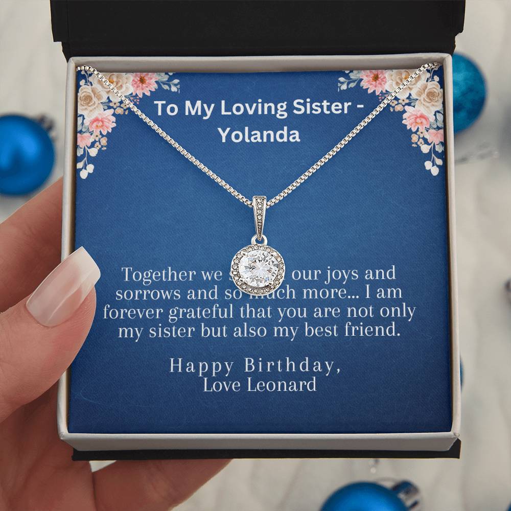 To My Sister for Her Birthday | Eternal Hope Necklace