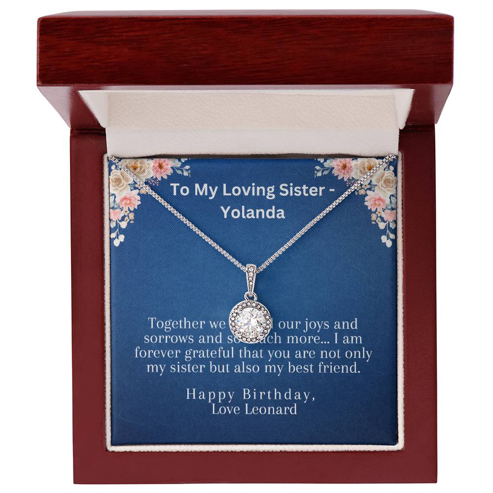 To My Sister for Her Birthday | Eternal Hope Necklace