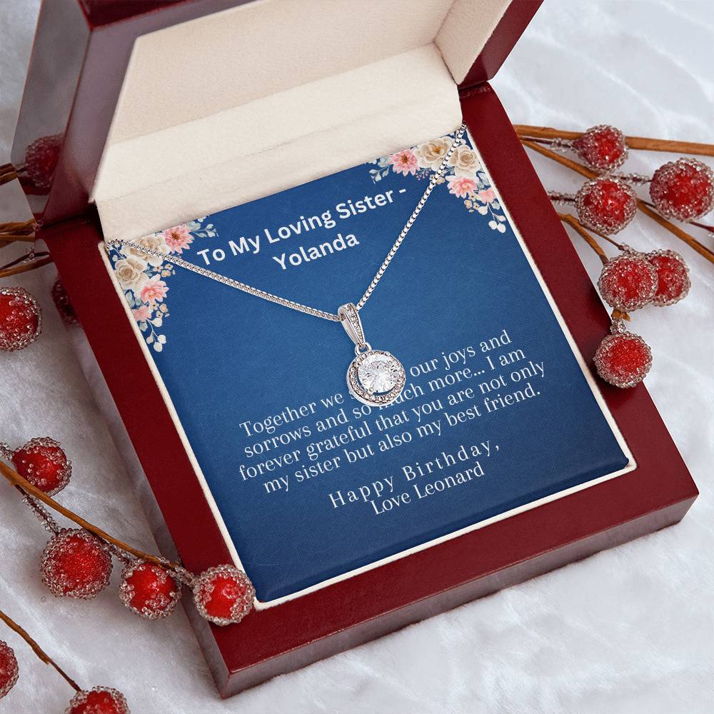 To My Sister for Her Birthday | Eternal Hope Necklace