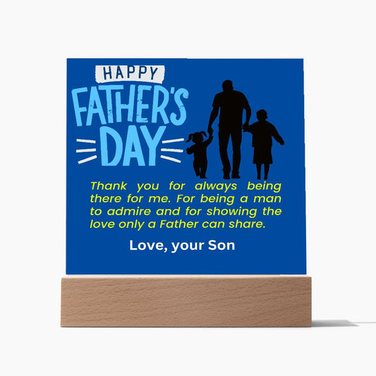 Fathers Day | Acrylic Square Plaque