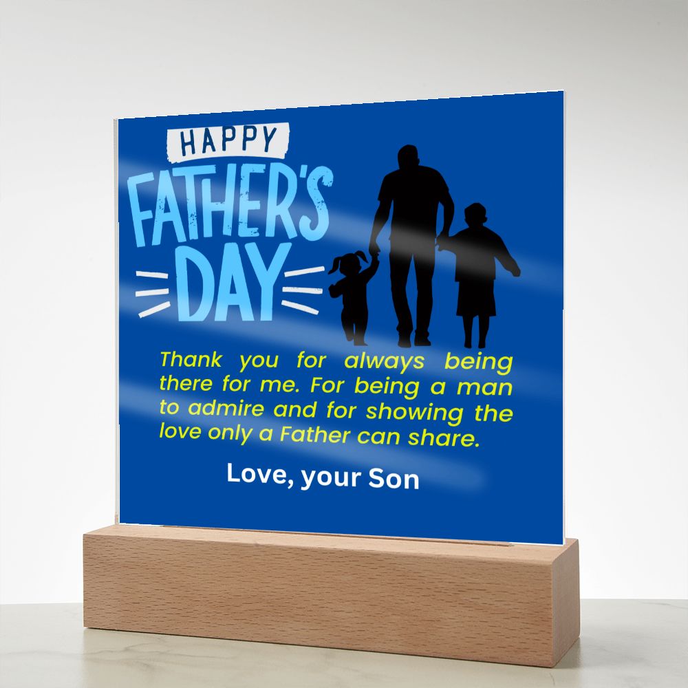 Fathers Day | Acrylic Square Plaque