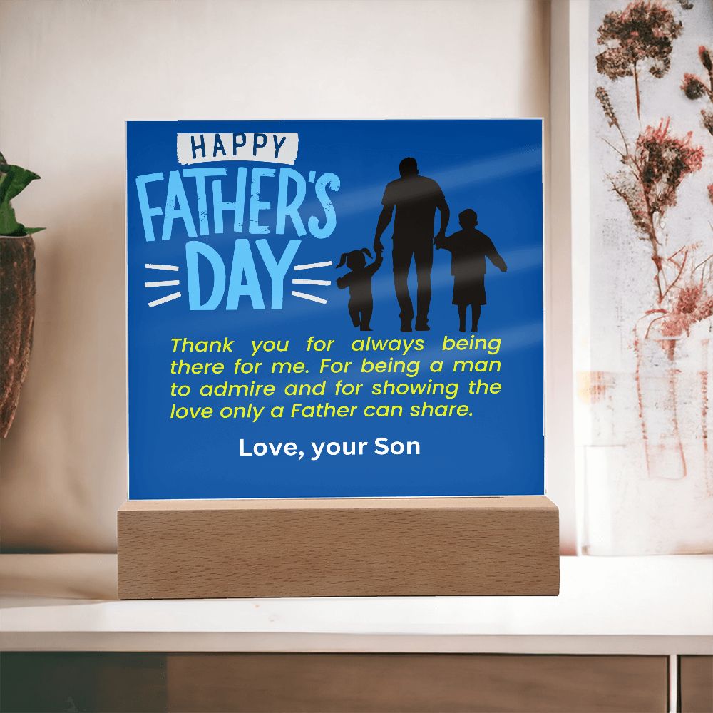 Fathers Day | Acrylic Square Plaque