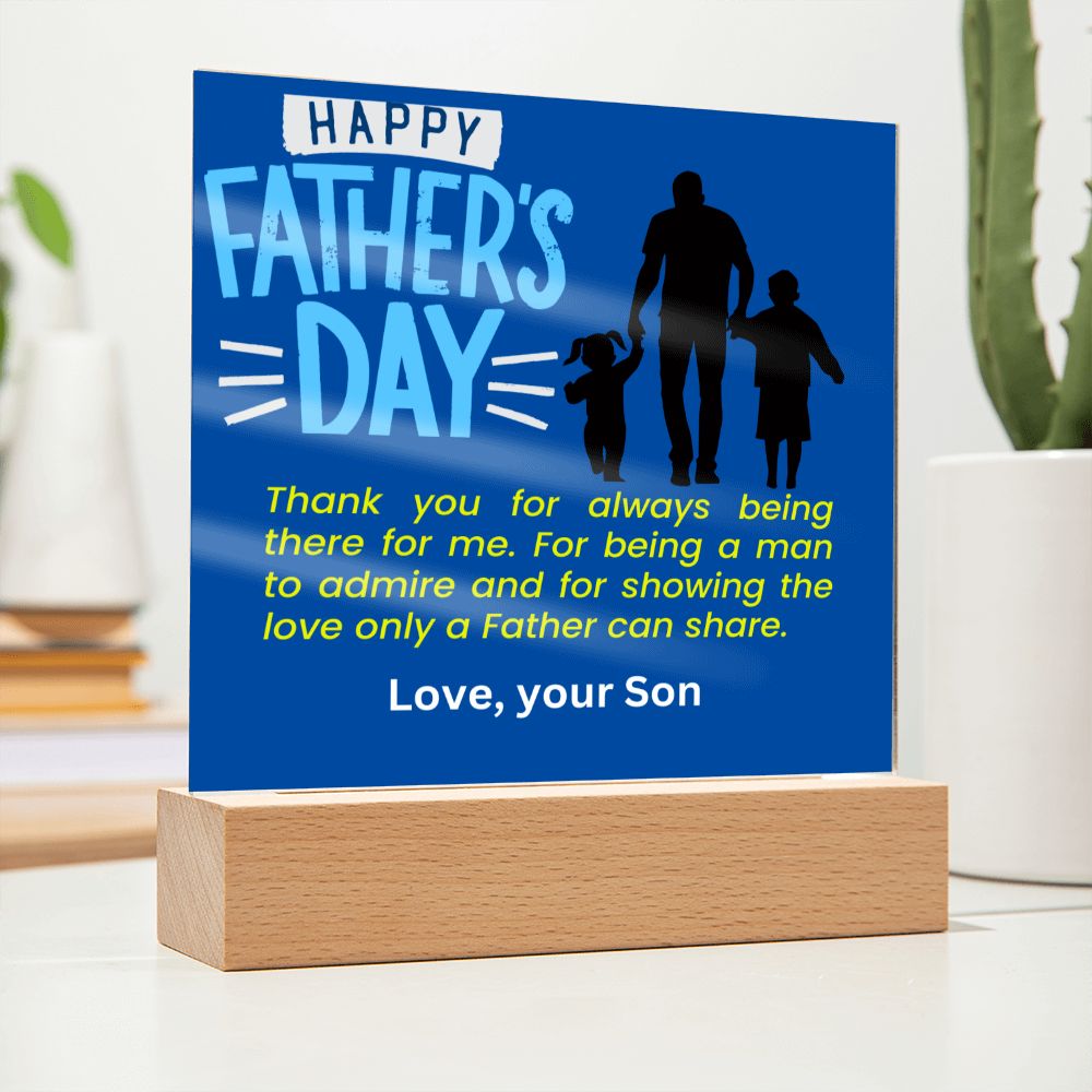 Fathers Day | Acrylic Square Plaque