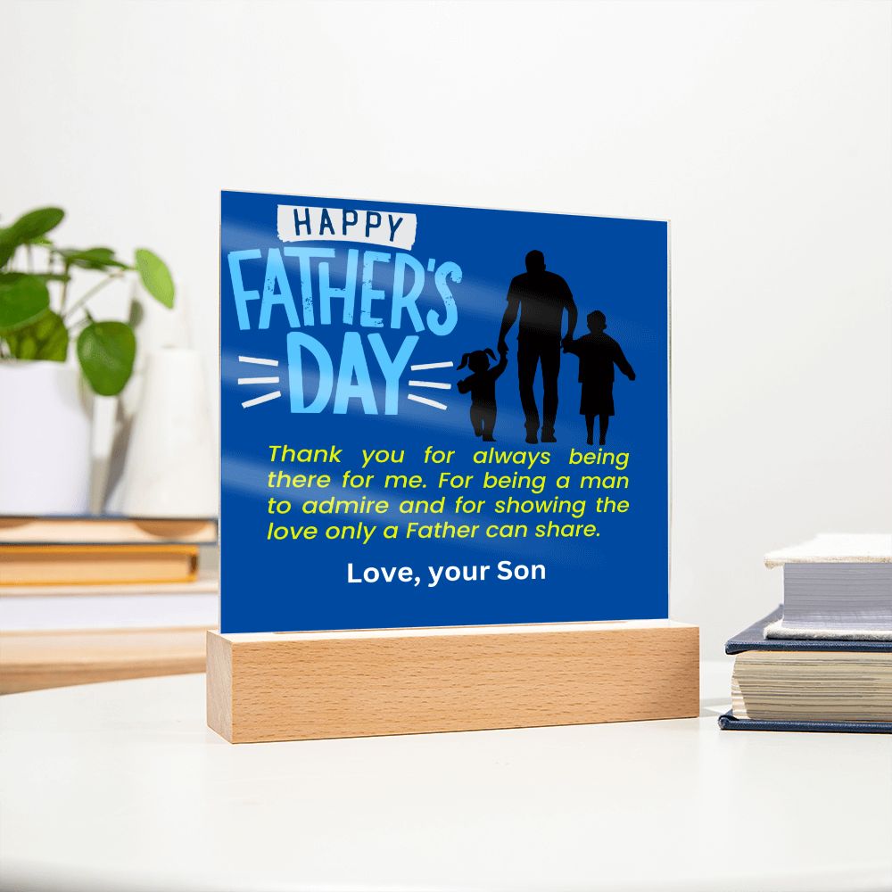 Fathers Day | Acrylic Square Plaque