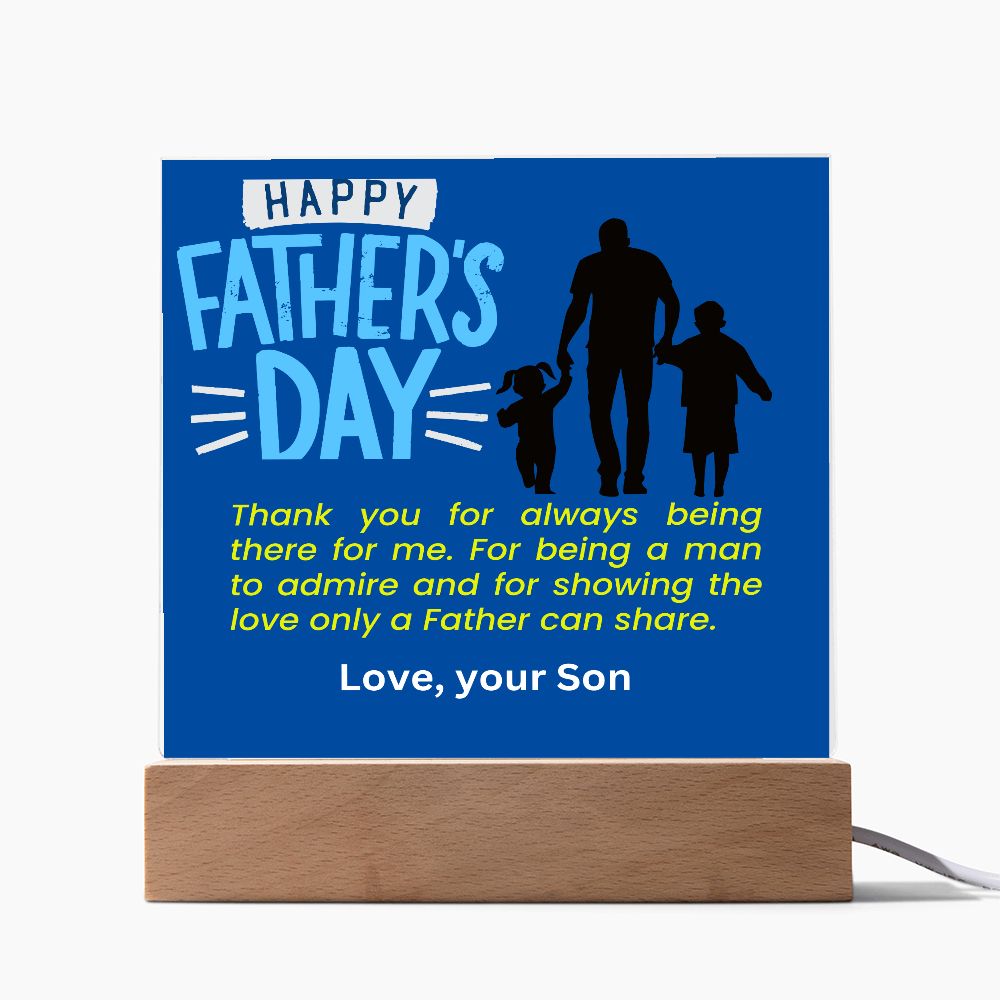 Fathers Day | Acrylic Square Plaque