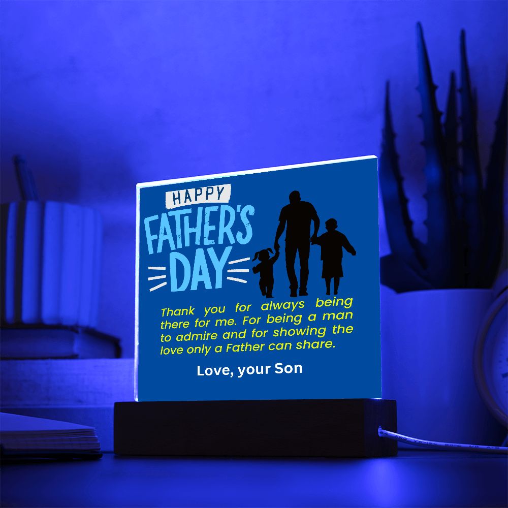 Fathers Day | Acrylic Square Plaque