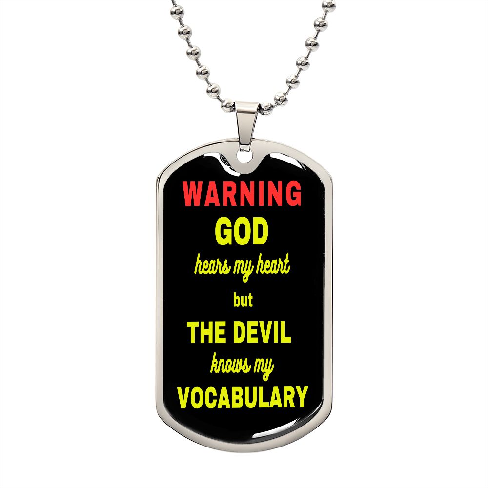 Dog Tag | God Hears WARNING
