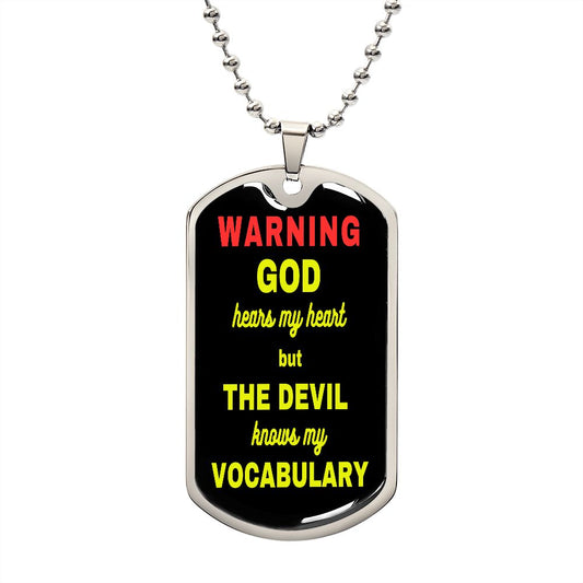Dog Tag | God Hears WARNING