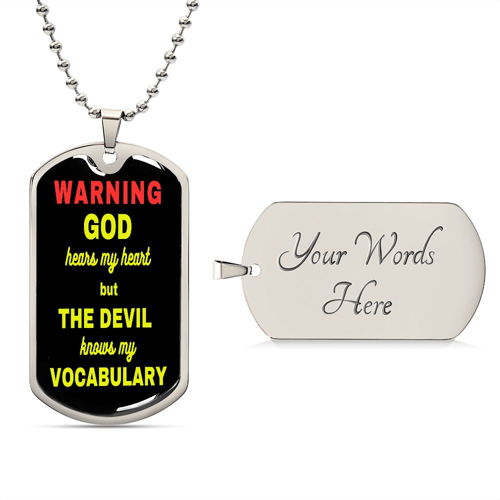 Dog Tag | God Hears WARNING