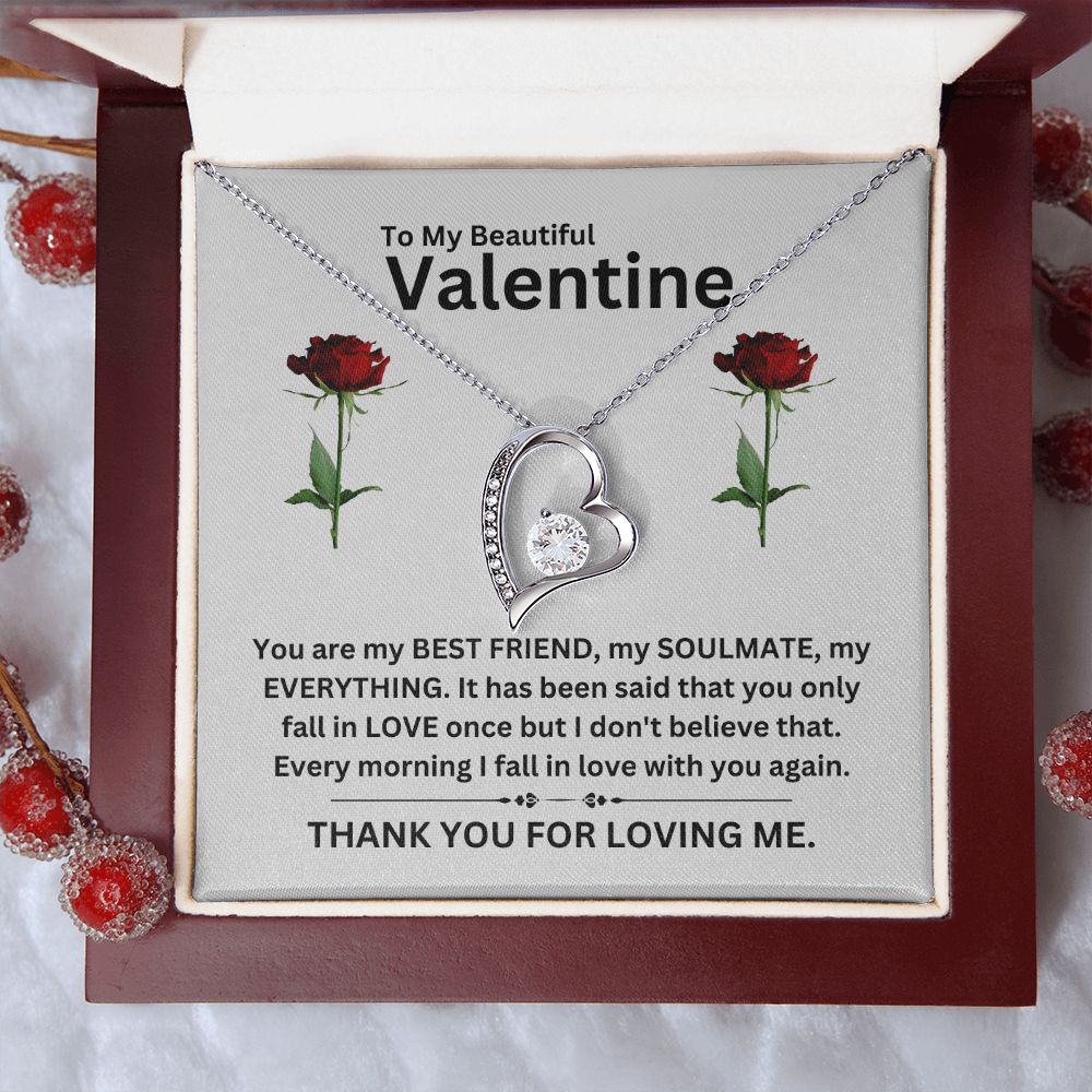 Forever Love Necklace | Valentine gray