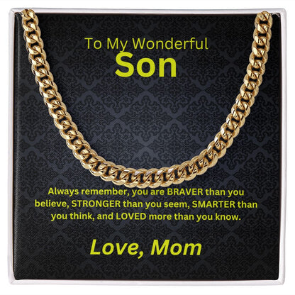Wonderful Son | Cuban Chain Link