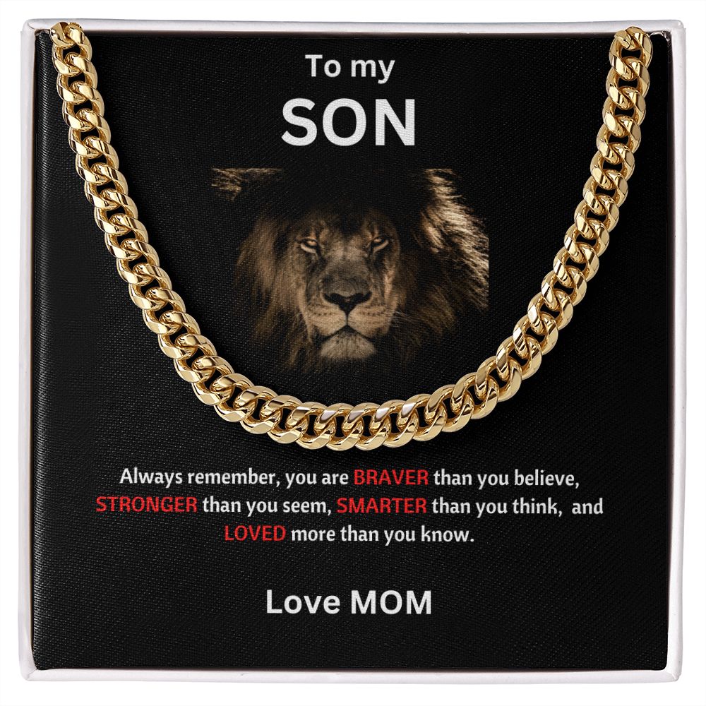 Mom to Son | Cuban Chain Link