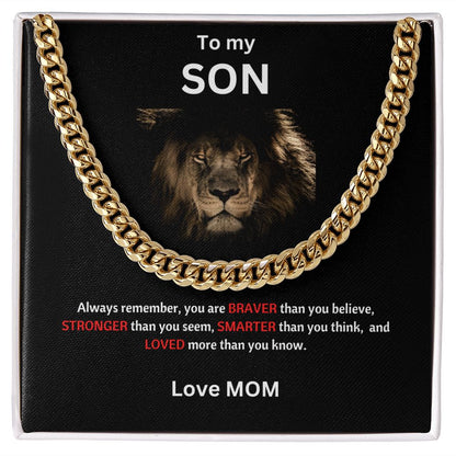 Mom to Son | Cuban Chain Link