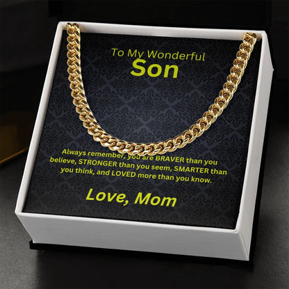 Wonderful Son | Cuban Chain Link