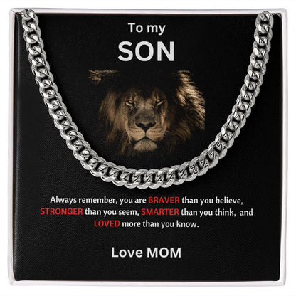 Mom to Son | Cuban Chain Link