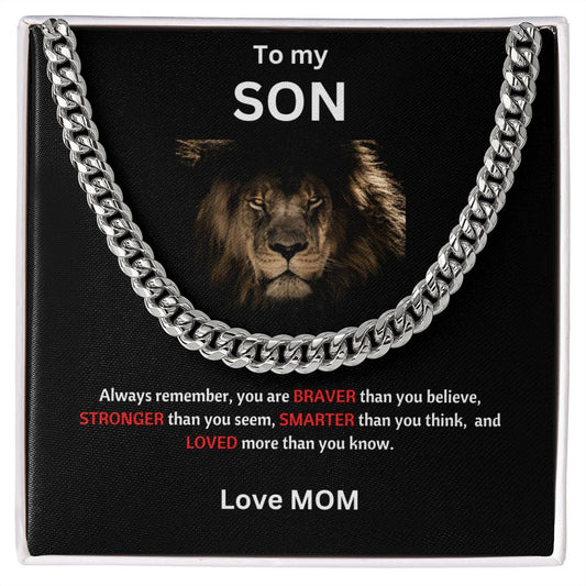 Mom to Son | Cuban Chain Link