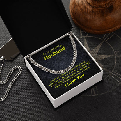 To Adoring Husband | Cuban Chain Link
