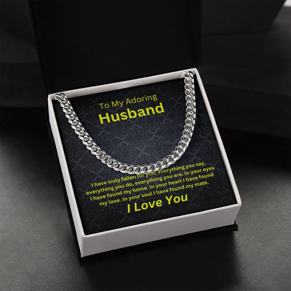 To Adoring Husband | Cuban Chain Link