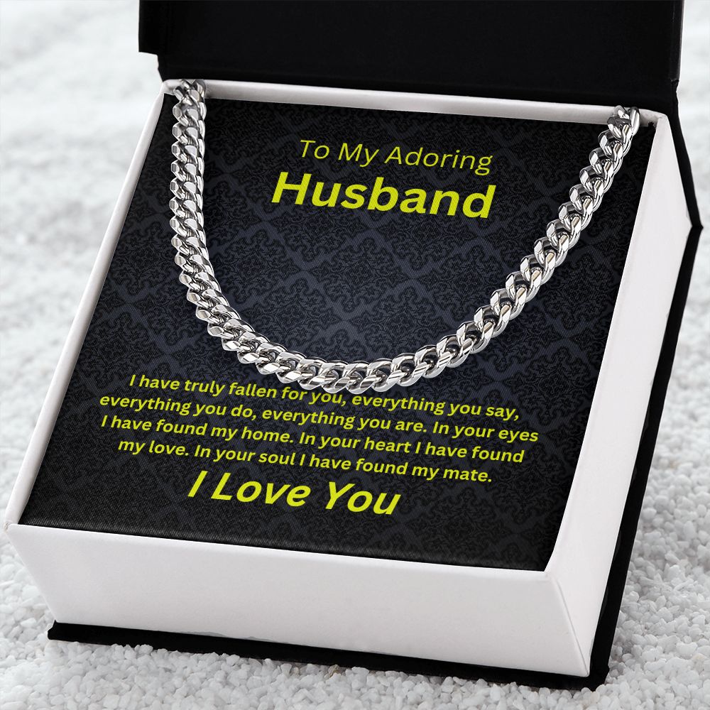 To Adoring Husband | Cuban Chain Link