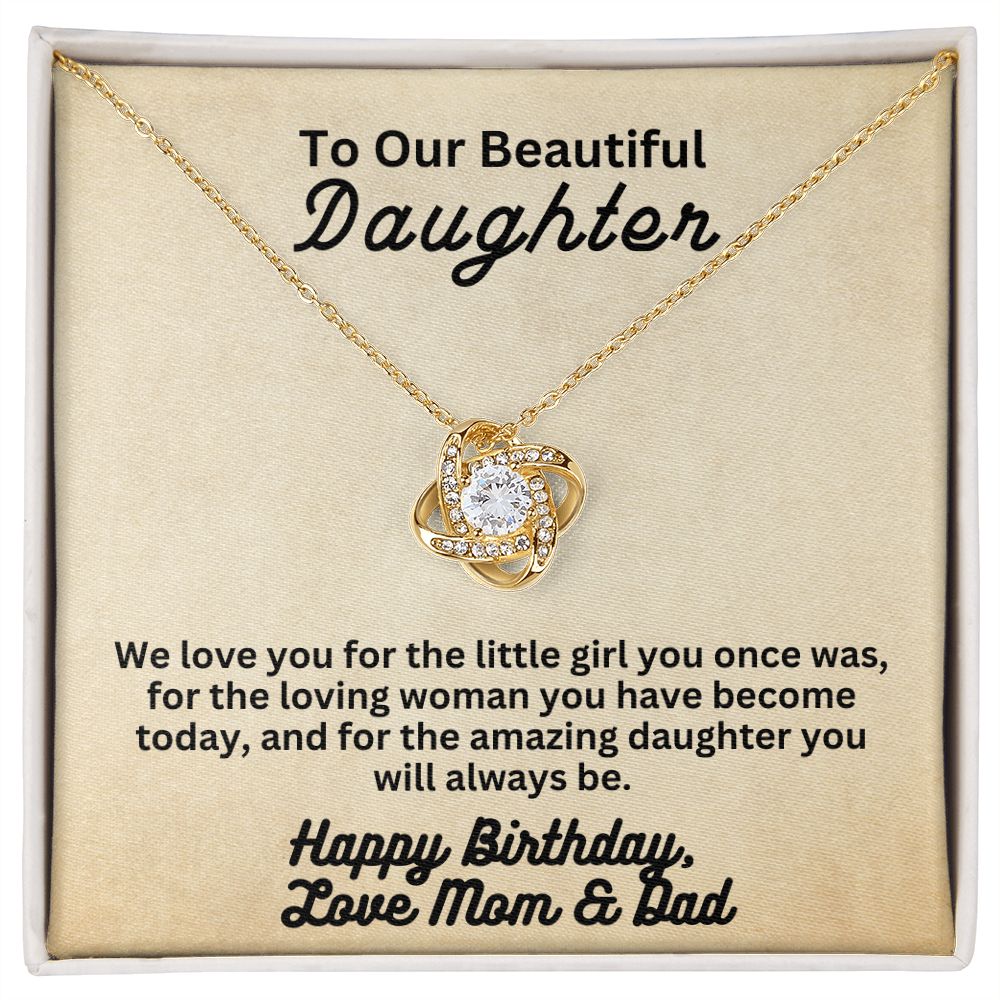 Birthday from Mom&Dad | Love Knot Necklace