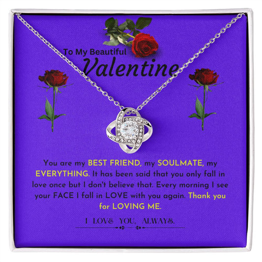 Valentine | Love Knot necklace