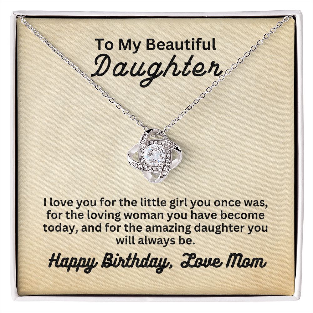 Birthday from Mom | Love Knot Necklace