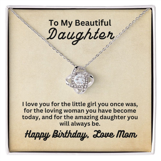Birthday from Mom | Love Knot Necklace