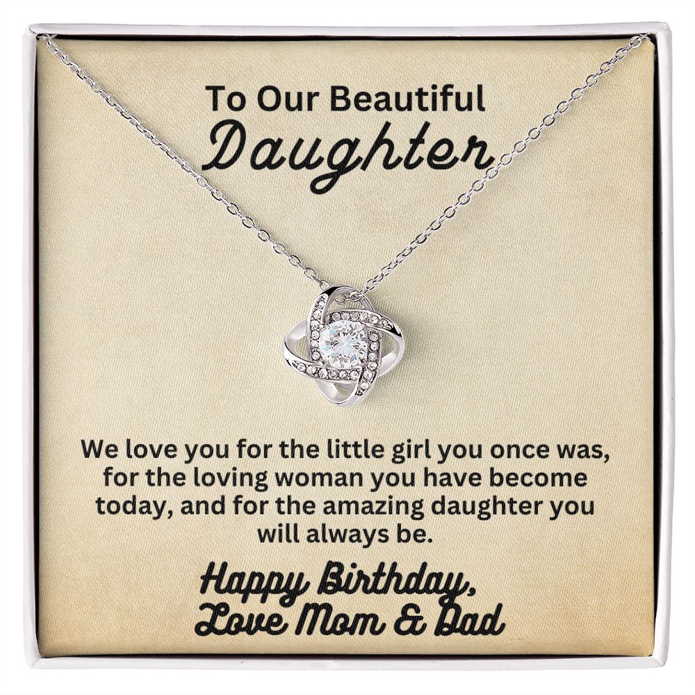 Birthday from Mom&Dad | Love Knot Necklace