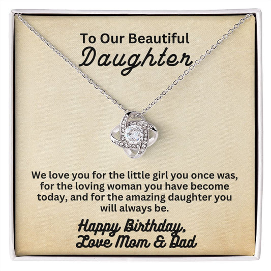 Birthday from Mom&Dad | Love Knot Necklace
