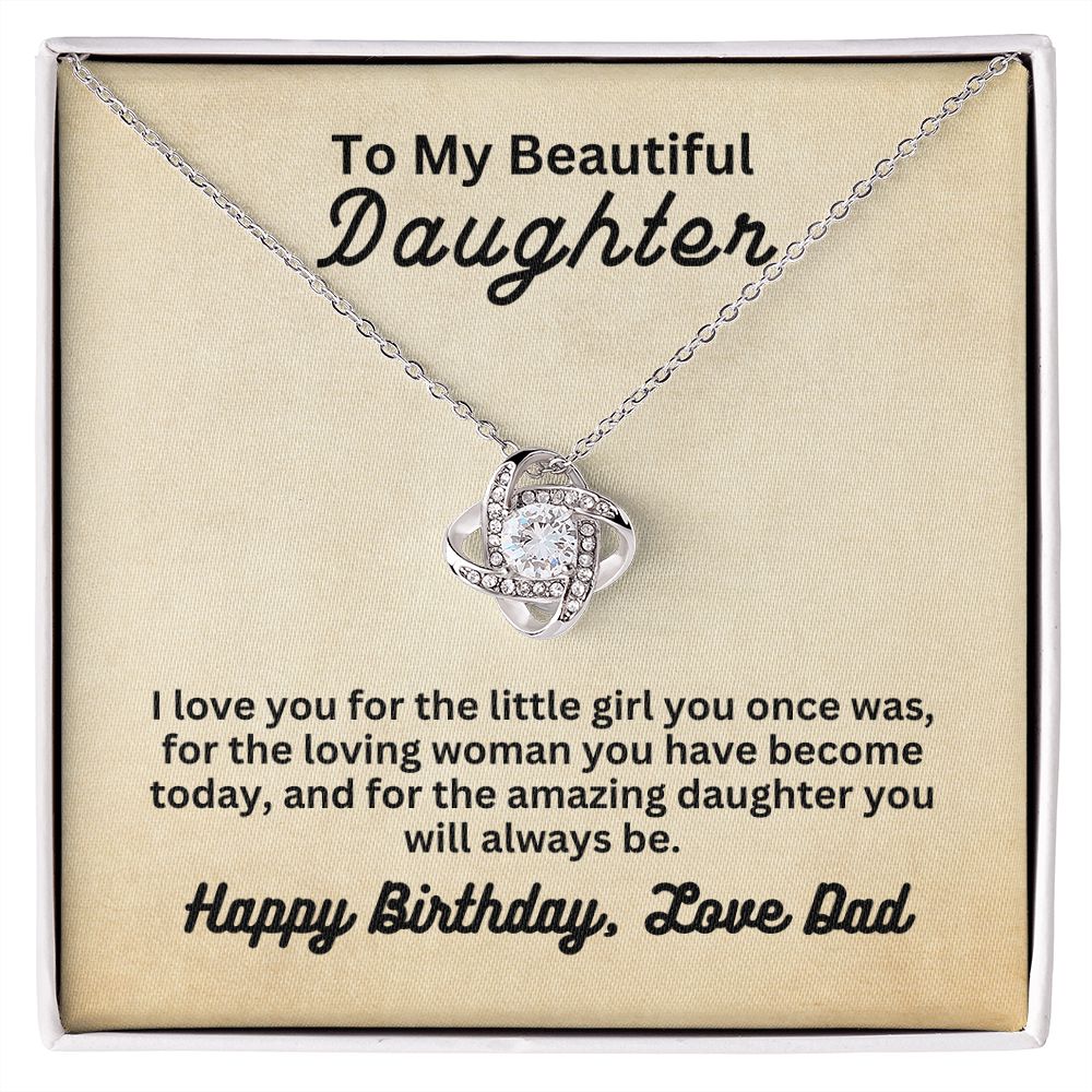 Birthday from Dad | Love Knot Necklace