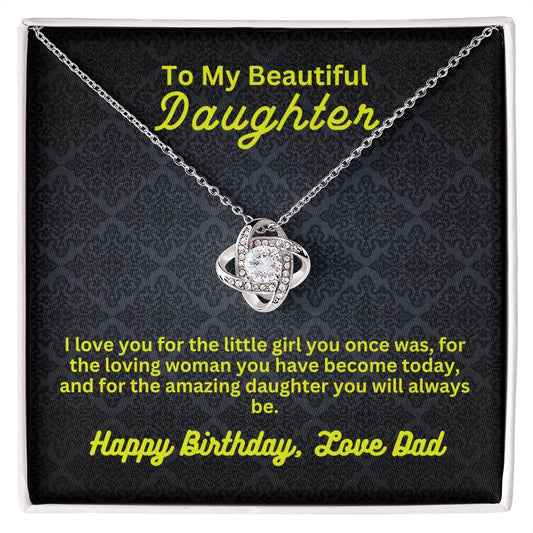 Birthday from Dad | Love Knot Necklace