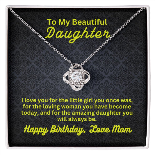 Birthday from Mom | Love Knot Necklace