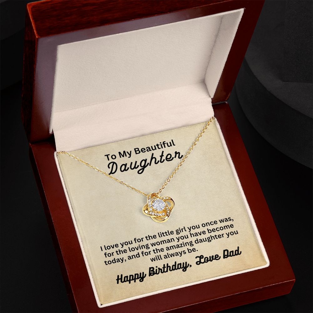 Birthday from Dad | Love Knot Necklace