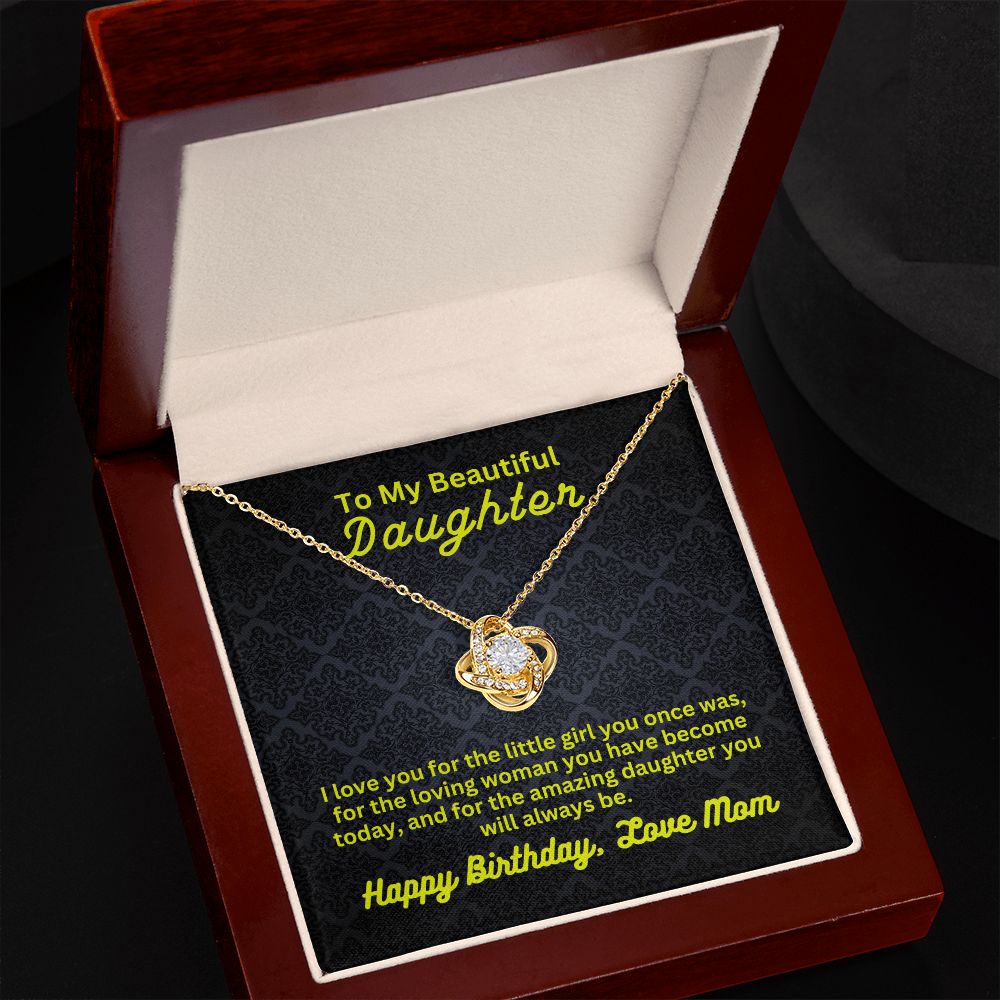 Birthday from Mom | Love Knot Necklace