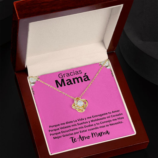 Gracias Mamá | Love Knot Necklace